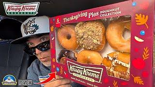 Krispy Kreme® Thanksgiving Pie Doughnuts Review!  | theendorsement