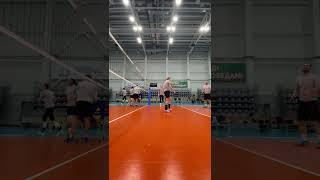 Volleyball Setter Exercise To Improve Perception And Blind Zone View #volleyball #setter #training