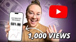 How Much YouTube Pays you for 1,000 Views in 2024 (Inside YouTube Studio)