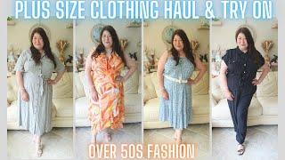 **PLUS SIZE** CLOTHING HAUL & TRY ON| OVER 50'S FASHION | SUMMER SALE