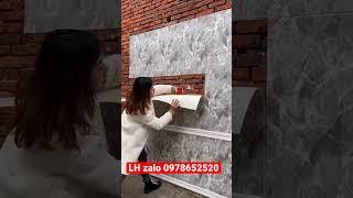 Xốp dán tường giả đá chống ẩm mốc trang trí nhà sạch đẹp