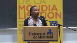 Conférence de Christiane Taubira au CÉRIUM - L'avenir de