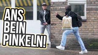 Leuten an's Bein Pinkeln! PRANK