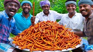 POTATO STICKS | Crispy Potato Fry Recipe Cooking In Village | Aloo Snacks | Potato Snack Recipe