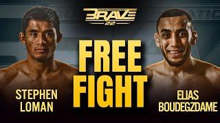 STEPHEN LOMAN vs ELIAS BOUDEGZDAME | FULL FIGHT | BRAVE CF