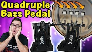 We Tried the Double-Duallist QUADRUPLE Bass Pedal