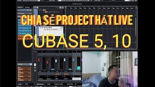 Chia sẻ Project Hát Live Auto Tune Cubase 5, 10, nhạc Beat cực hay.