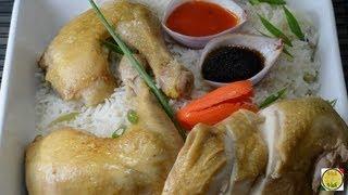 Singapore Chicken Rice - By Vahchef @ vahrehvah.com