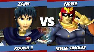 Tipped Off 15 - Zain (Marth) Vs. n0ne (Captain Falcon) Smash Melee - SSBM