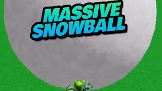 WE GOT A MASSIVE SNOWBALL WITH THE NEW GLOVE... | Roblox Slap Battles