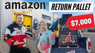 We Spent $750 on a Pallet of Amazon Returns - Unboxing $7000 in MYSTERY Items!