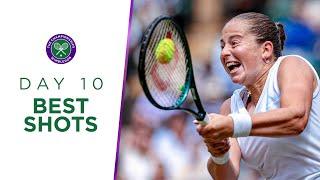 Ostapenko, Fritz and some outrageous doubles | Best Shots | Day Ten | Wimbledon 2024