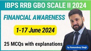 IBPS RRB Scale II & III 2024: Financial Awareness 1-17 June 2024 MCQs
