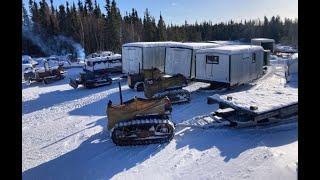 Good Day with 5 Machines Running to Move Winter Freighting Sleighs Feb 24 2024