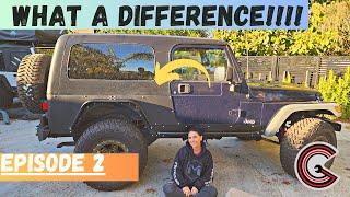 EVERY Jeep Needs This INSANE BODY ARMOR + OVERLINE FENDERS DIY Install  - LJ BUILD Episode 2 of 3