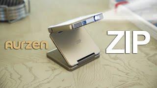 This Is A Foldable Projector?! Aurzen ZIP Full Review