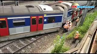 Hong Kong Train accident | Hong Kong MTR train derails during morning rush hour