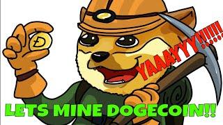 How I Mine Dogecoin