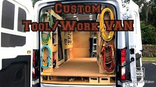 Custom Carpentry Tool/Work Van - Designed & Upfitted  by  Son of a Carpenter, Inc