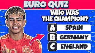 EURO 2024 QUIZ | FOOTBALL QUIZ