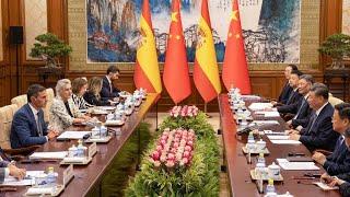 China's Xi Meets Spain's Sanchez in Beijing