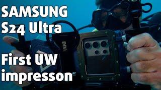 Samsung S24 Ultra for filming underwater?  | My first impression
