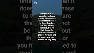 Daily Prayer for Trusting God's Plan and Purpose for Your Life
