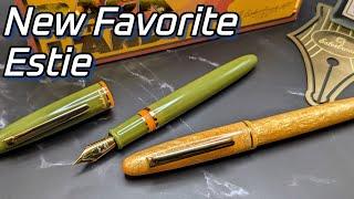 Diamond Infused Fountain Pen - Esterbrook Estie Golden Gratitude & Back To The Land