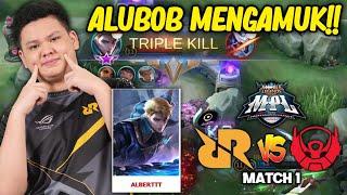 ALBERT PAKE ALUCARD HYPER, GILA SANGAR PARAH SIH GAMEPLAY RRQ!! - RRQ VS BTR MATCH 1