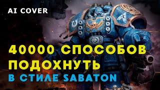 SABATON - 40000 Способов Подохнуть Андрей Драг кавер \ AI Cover