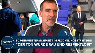 FLÜCHTLINGE: Bürgermeister schmeißt hin! "Das hat mich am Ende erschreckt!" Bund- und Ländertreffen