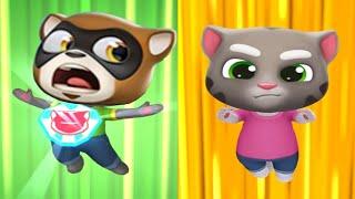 Talking Tom Hero Dash - Defeated All Bosses|New Super Hero Save Supeworld|Gameplay