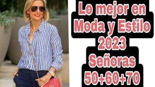 Lo mejor en moda y estilo 2023 para señoras mayores de 50 60 Y 70 Años