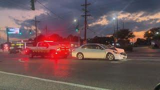 2 cars collide on Johnston Street near Camillia Boulevard