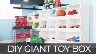 How to Build a DIY Giant Toy Box | Free Downloadable Plans