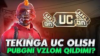 PUBG MOBILE TEKINGA UC OLISH // TEKINGA UC OLISH