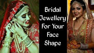 Bridel jewellery for your face shape | How to choose wedding jewellery | Bridel wedding jewellery