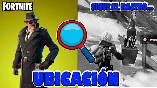 ACEPTA EL PRIMER CASO Y SIGUE EL RASTRO... Habla con NOIR  - FORTNITE