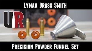 New! Lyman Brass Smith Precision Powder Funnel Set