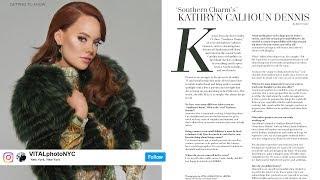 KATHRYN CALHOUN DENNIS "Southern Charm" Editorial photo shoot by VITAL AGIBALOW for HENSEL in NYC.