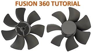 Fusion 360 Tutorial #83 | 3D Model Design Basic Beginners - FAN CPU