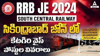 RRB JE 2024 Notification Telugu | Secunderabad Zone | RRB JE 2024 Category Wise Vacancy