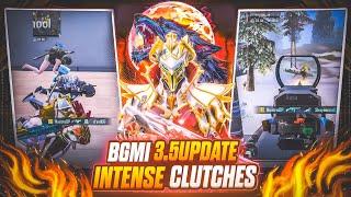 BGMI 3.5 UPDATE INTENSE CLUTCHS I IQOO NEO 9 PRO  5 FINGER+GYROSCOPE AIM ASSIST OFF BGMI GAMEPLAY