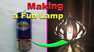How to Make a Fun Lamp with Can/ DIY Super Can Lamp