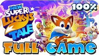 New Super Lucky's Tale FULL GAME 100% Walkthrough Longplay (Switch, PS4)