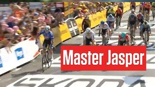 Mathieu van der Poel LEADS Jasper Philipsen To Stage 3 Win At Tour de France 2023