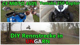 CF Moto und Yamaha 250 Raptor auf DIY Rennstrecke