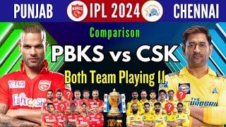 Tata ipl 2024 Match 49| csk vs PKB 11 Eleven|today live ipl match