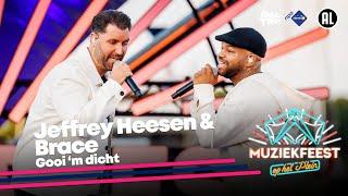 Jeffrey Heesen & Brace - Gooi 'm dicht (LIVE) • Muziekfeest op het Plein 2024 // Sterren NL