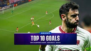 UCL Top 10 Goals of Matchday 5 - 2023/24 | CBS Sports Golazo